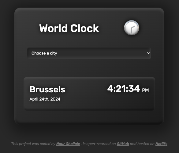 world clock app